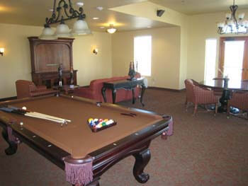 billiards room