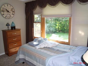 bedroom for facility resident