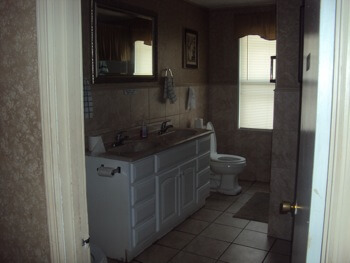 bathroom at care home