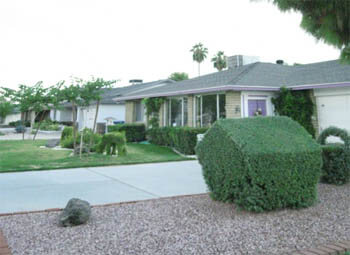 exterior of home