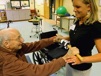 Presbyterian Homes Erie - view of nurse