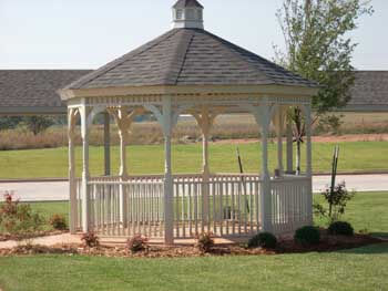 This gazebo is one of the many lovely amenities to this assisted living facility in Oklahoma