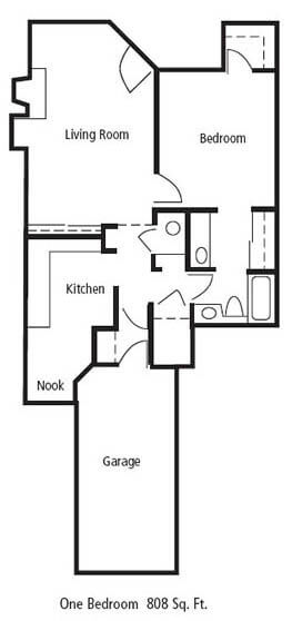 Floorplan One Bedroom