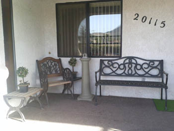 sitting area outside for seniors