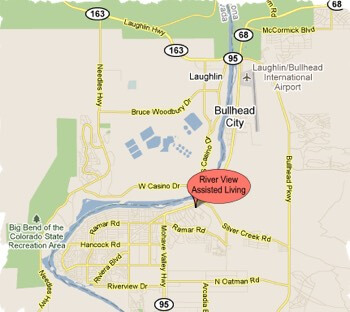 Riverview's map location