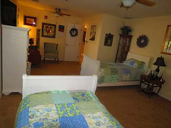 bedroom area