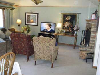 living area for residents