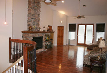 Living room of this senior care facility