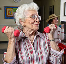 a senior at the Centura facility
