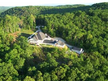 Serenity Mountain Manor Aerial View