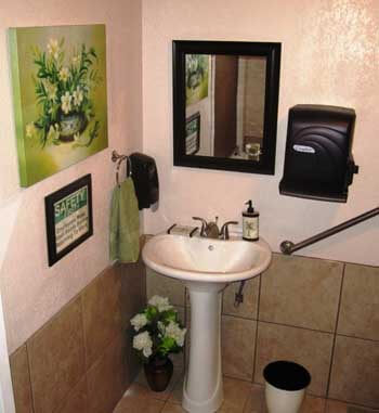 bathroom area