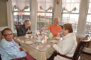 Saint Elizabeth Court Seniors dining room