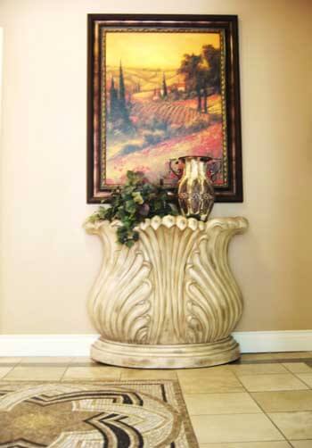 beautifully decorated facility