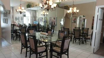 Sunshine Assisted Living dining area