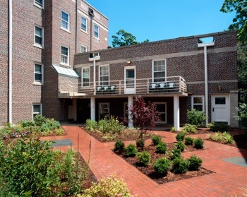The Hartwell courtyard area