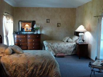 Villa's bedroom area