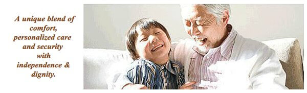 Vintage Gardens - senior and grandchild