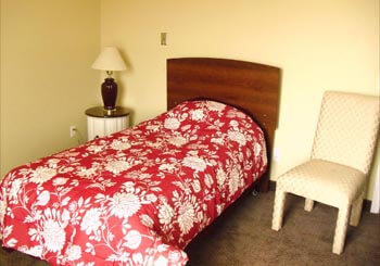 another view of a senior bedroom