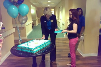 surprise for resident