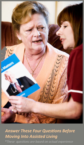 Four Questions to ask assisted living