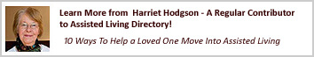 Harriet contributor 10 ways for assisted living