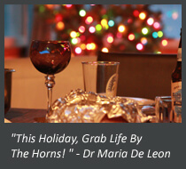 Holiday inspiring words from Dr. De Leon