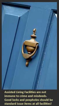 Good lock and security measure on door