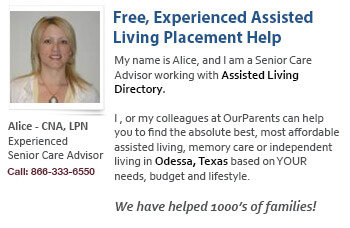 Odessa assisted living placement help