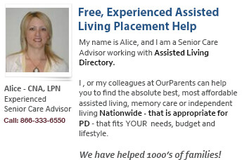 Assisted Living Placement help for PD