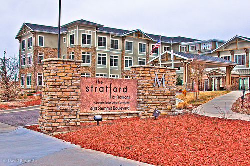 Stratford at Flatirons Broomfield - photo in HDR of Assisted Living