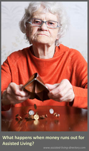 what happens when seniors run out of money?