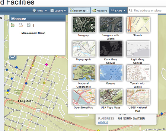 Basemap for Flagstaff