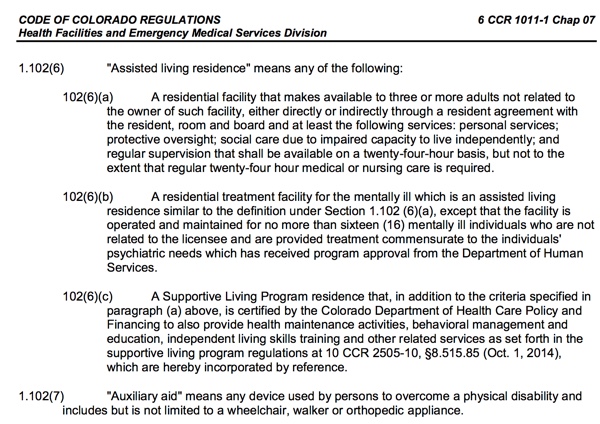 Regulations Definitions