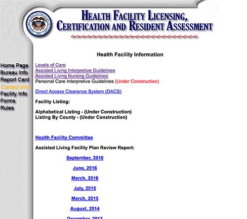 Health Facility Licensing Utah